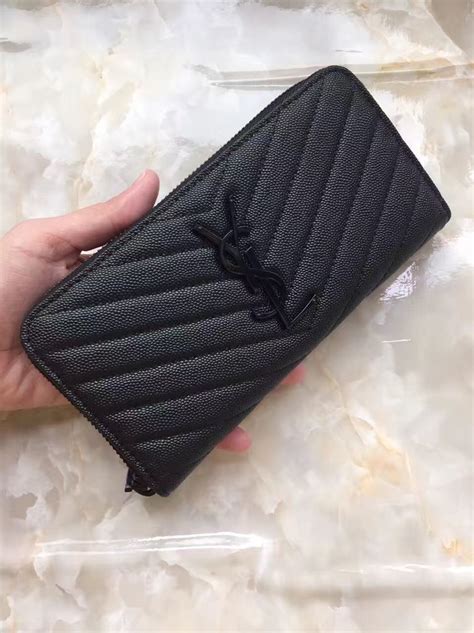 ysl keychain wallet dupe|ysl monogram wallet price.